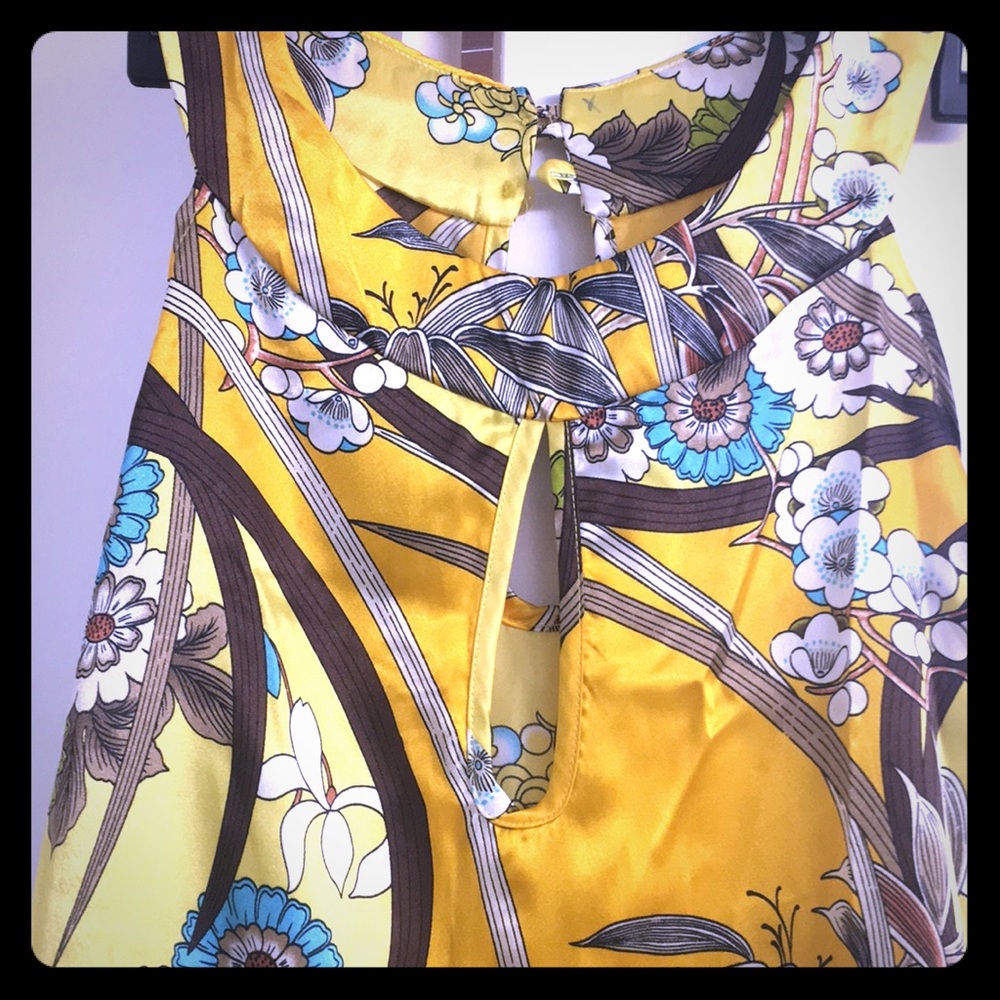 Fun and flirty satin print dress